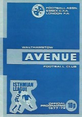 Walthamstow Avenue v Dagenham