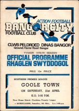 Bangor City v Goole Town