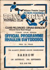 Bangor City v Barrow