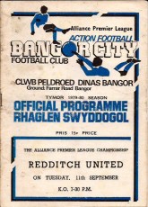 Bangor City v Redditch United