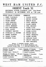 West Ham United v Leyton Orient