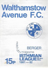 Walthamstow Avenue v Basildon United