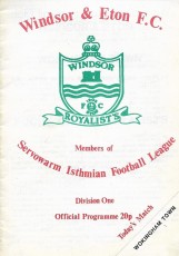 Windsor & Eton v Wokingham Town