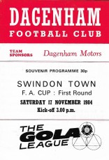 Dagenham v Swindon Town