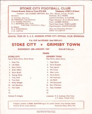 Stoke City v Grimsby Town