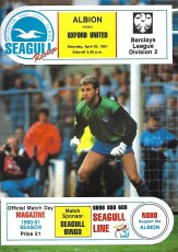 Brighton & Hove Albion v Oxford United