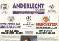 Anderlecht v Manchester United