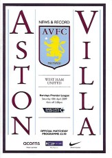 Aston Villa v West Ham United