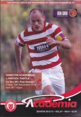 Hamilton Academical v Partick Thistle