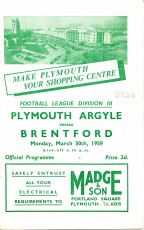 Plymouth Argyle v Brentford