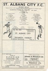 St Albans City v Dulwich Hamlet