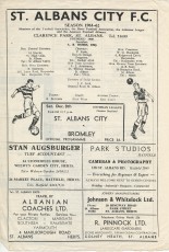 St Albans City v Bromley