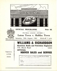 Luton Town v Halifax Town