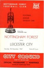 Nottingham Forest v Leicester City