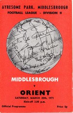 Middlesbrough v Leyton Orient