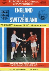 England v Switzerland