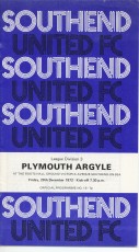 Southend United v Plymouth Argyle