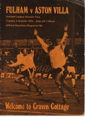 Fulham v Aston Villa