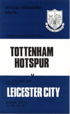 Tottenham Hotspur v Leicester City