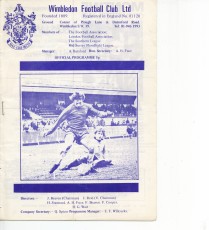 Wimbledon v Maidenhead United