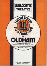 Luton Town v Oldham Athletic