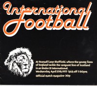 England v Scotland