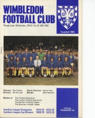 Wimbledon v Hillingdon Borough