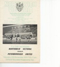 Northwich Victoria v Peterborough United