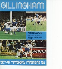 Gillingham v Wimbledon
