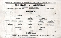 Fulham v Arsenal