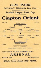 Reading v Clapton Orient