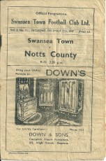 Swansea Town v Notts County