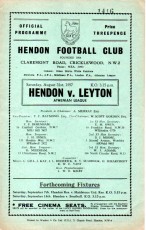 Hendon v Leyton