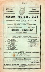 Hendon v Hounslow Town