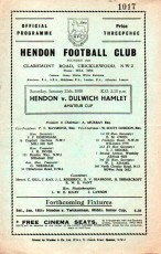 Hendon v Dulwich Hamlet