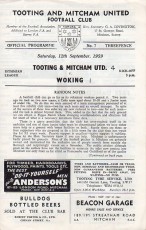 Tooting & Mitcham United v Woking