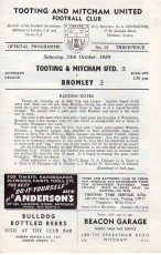 Tooting & Mitcham United v Bromley
