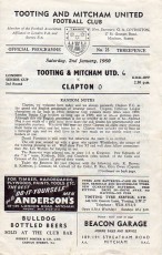 Tooting & Mitcham United v Clapton Orient
