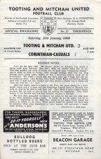 Tooting & Mitcham United v Corinthian Casuals