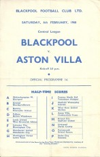 Blackpool v Aston Villa