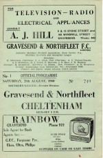 Gravesend & Northfleet v Cheltenham Town