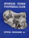 Ipswich Town v Swansea Town