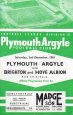 Plymouth Argyle v Brighton & Hove Albion