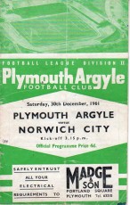 Plymouth Argyle v Norwich City