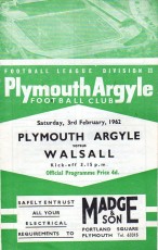 Plymouth Argyle v Walsall
