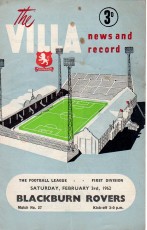 Aston Villa v Blackburn Rovers