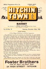 Hitchin Town v Barnet