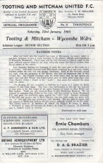 Tooting & Mitcham United v Wycombe Wanderers