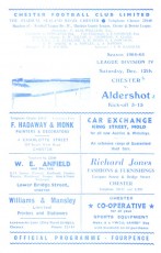 Chester City v Aldershot Town