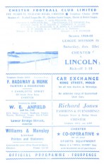 Chester City v Lincoln City